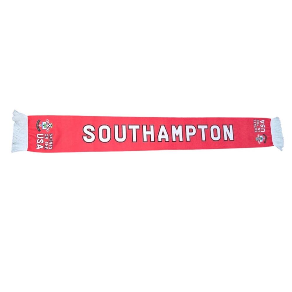 Southampton England Soccer/Football/Futbol Scarf - One Size - Preowned